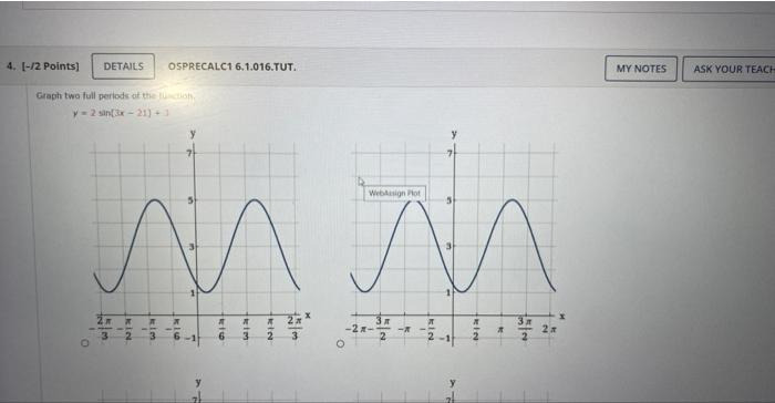 Graph Two Full Perlods Nfthe Function F X 43 Cos X Graph Two Full Periods Of The Function F X Cos 8x Ferrint Taxi 8