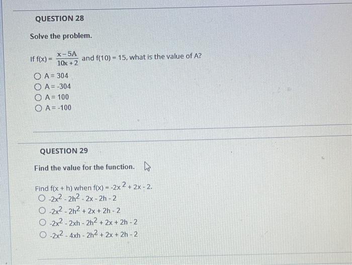 Find An Equation Of The Secant Line Containing 1 F 1 And 2 F 2 F X Y X 15 Y 17 4 X 17 8y 17 4 X 17 8y 17 5