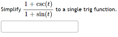 Simplify 1