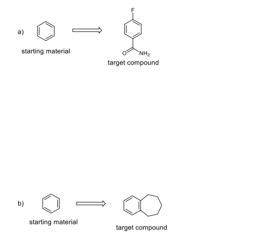 A Starting Material Nh2 Target Compound B Starting Material Target Compound 1