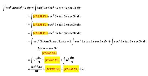 Tan53xsec63xdx Tan43xsec53xtan3xsec3xdx Iteme1 Sec53xtan3xsec3xdx Iteme2 Sec53xtan3xsec3xdx Iteme3 Sec53xtan3x 1