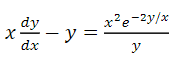Solve The Differential Equation Using The Homogeneous Method 1