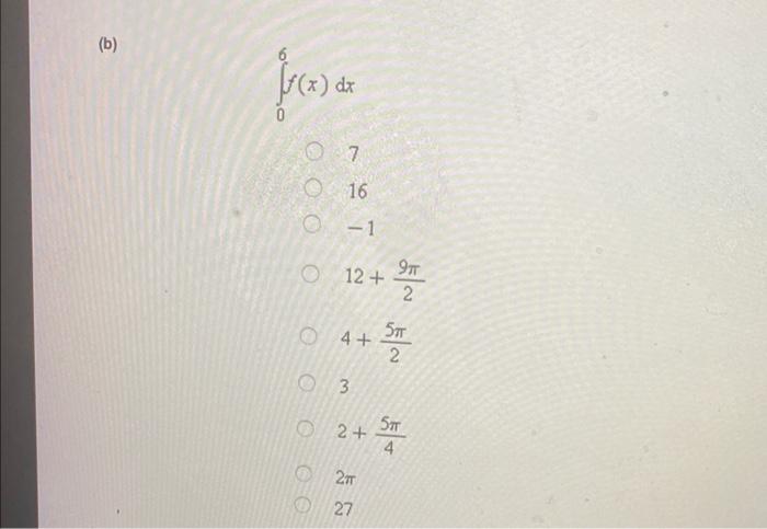 Given Functions 1 And G Use 04 F X Dx 4 46 F X Dx 3 06 G X Dx 5 And 26 G X Dx 4 To Evaluate The Following Integr 2