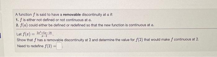Continuity 1