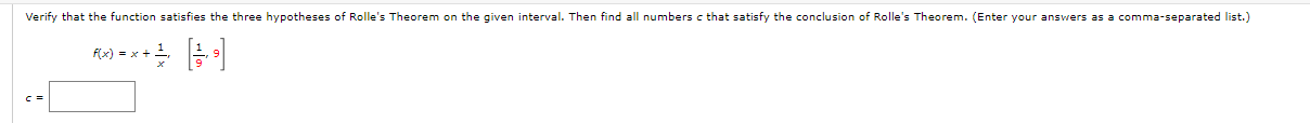 Verify That The Function Satisfies The The F X X X1 91 9 1