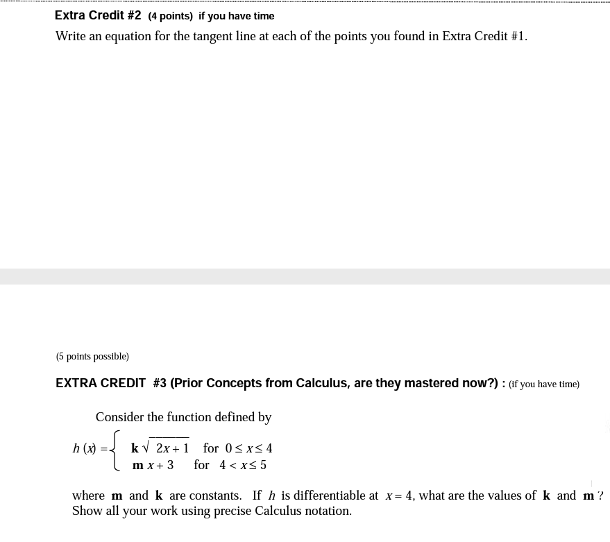 Extra Credit 2 And 3 1