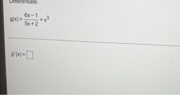 Dimerentiate G X 5x 26x 1 X3 G X Find A Any Critical Values And B Any Relative Extrema F X X2 4x 1 A Select T 1