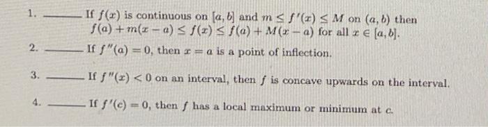 1 If F X Is Continuous On A B And M F X M On A B Then F A M X A F X F A M X A For All X A B 2 If F A 1