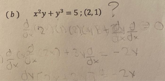 12 Without Finding The Inverse Function Evaluate The Derivative Of The Inverse At The Given Point Y X3 X 1 At Y 3 B 2