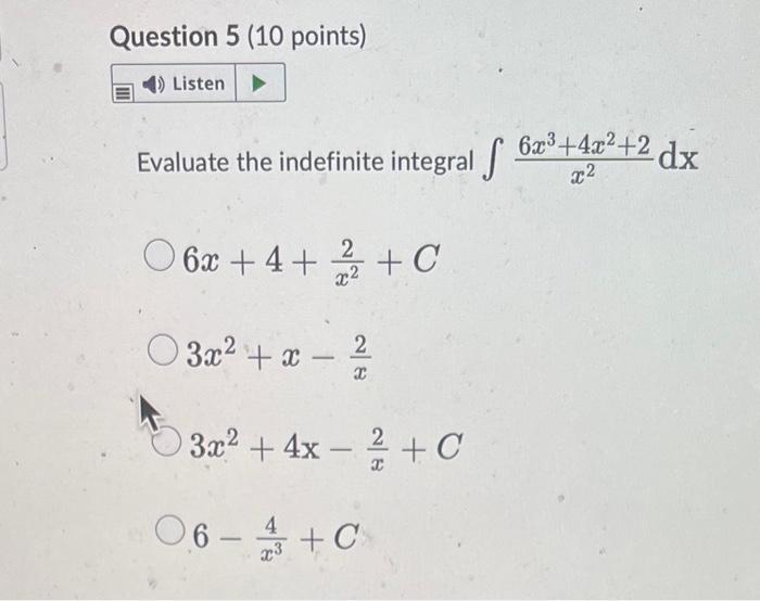 N That F X 58 X3 5 Fif X X8 5 Cf X 58 X8 5 Cf X 2524 X8 5 Cf X 2524 X 2 5 C No Answer Is Given Find The Indefinit 3