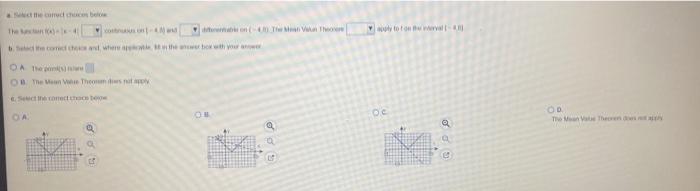 A Determine Whether The Mean Value Theorem Applies To F X X 4 On 4 8 B If 50 Find The Point S That Are Guaran 2