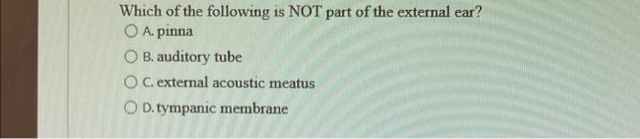 Nerve All Of The Following Are Mixed Cranial Nerves Except The O A Olfactory O B Abducens C Trigeminal O D Facial 3