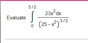 05 2 25 X2 3 223x2dx 1