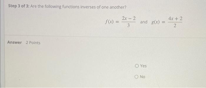 Step 1 Of 3 Use The Following Information To Find F G X F X 32x 2 And G X 24x 2 Step 2 Of 3 Use The Followin 3