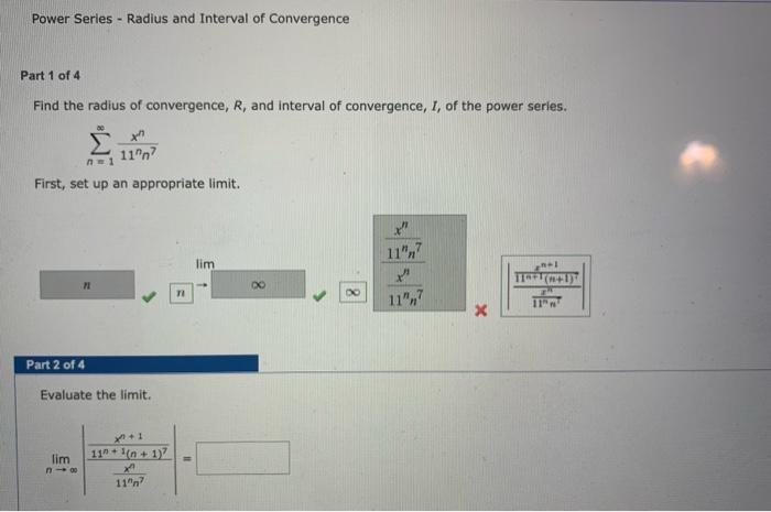 Power Series Radius And Interval Of Convergence Part 1 Of 4 Find The Radius Of Convergence R And Interval Of Converge 2