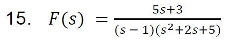 Subject Differential Equation Find The Inverse Laplace Transform Of The Following 1