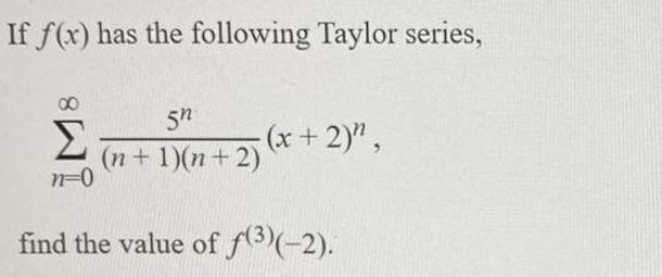 Let F X X21 0 9 X 1 1 Suppose That We Approximate F X By The 3rd Degree Taylor Polynomial T3 X Centered At A 1 Ta 2