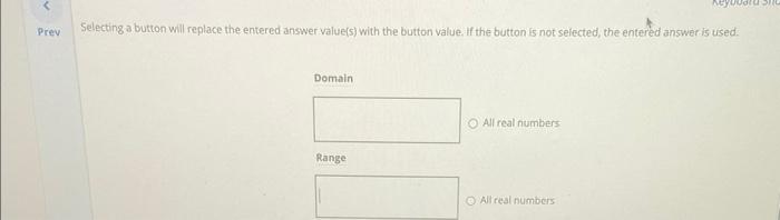 Consider The Following Graph Step 1 Of 2 Determine If The Graph Is A Function Selecting A Button Will Replace The En 2