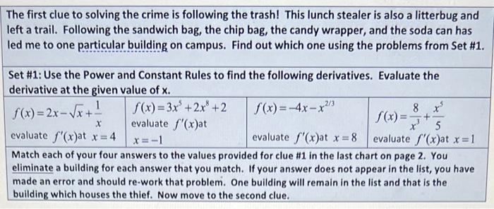 The First Clue To Solving The Crime Is Following The Trash This Lunch Stealer Is Also A Litterbug And Left A Trail Fol 1