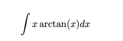 There S A Hint That Says Remember D Dx Arctan 1 1 X 2 1