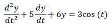 Consider The Inhomogeneous Differential Equation 1