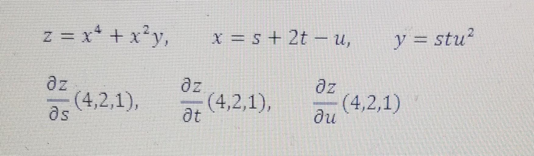 F X Y X2ey Z X4 X2y X S 2t U Y Stu2 S Z 4 2 1 T Z 4 2 1 U Z 4 2 1 2