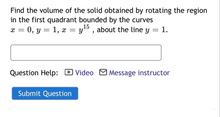 The Graph Above Shows The Base Of An Object Compute The Value Of The Volume Of The Object Given That Cross Sections P 3