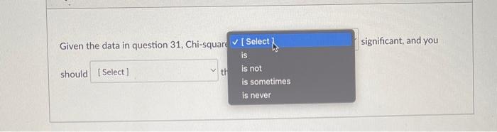 Given The Data In Question 31 How Many Degrees Of Freedom 1 2 3 4 Given The Data In Question Number 31 And The Chi Sq 4