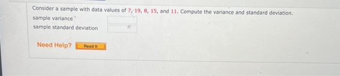 Consider A Sample With Data Values Of 10 20 13 11 And 16 Compute The Range And Interquartile Range Range Interquartil 2