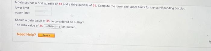 Consider A Sample With Data Values Of 10 20 13 11 And 16 Compute The Range And Interquartile Range Range Interquartil 4