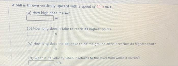 A Solid Steel Ball Is Thrown Directly Downward With An Initial Speed Of 7 20 M 5 From The Top Of A Building At A Heigh 2