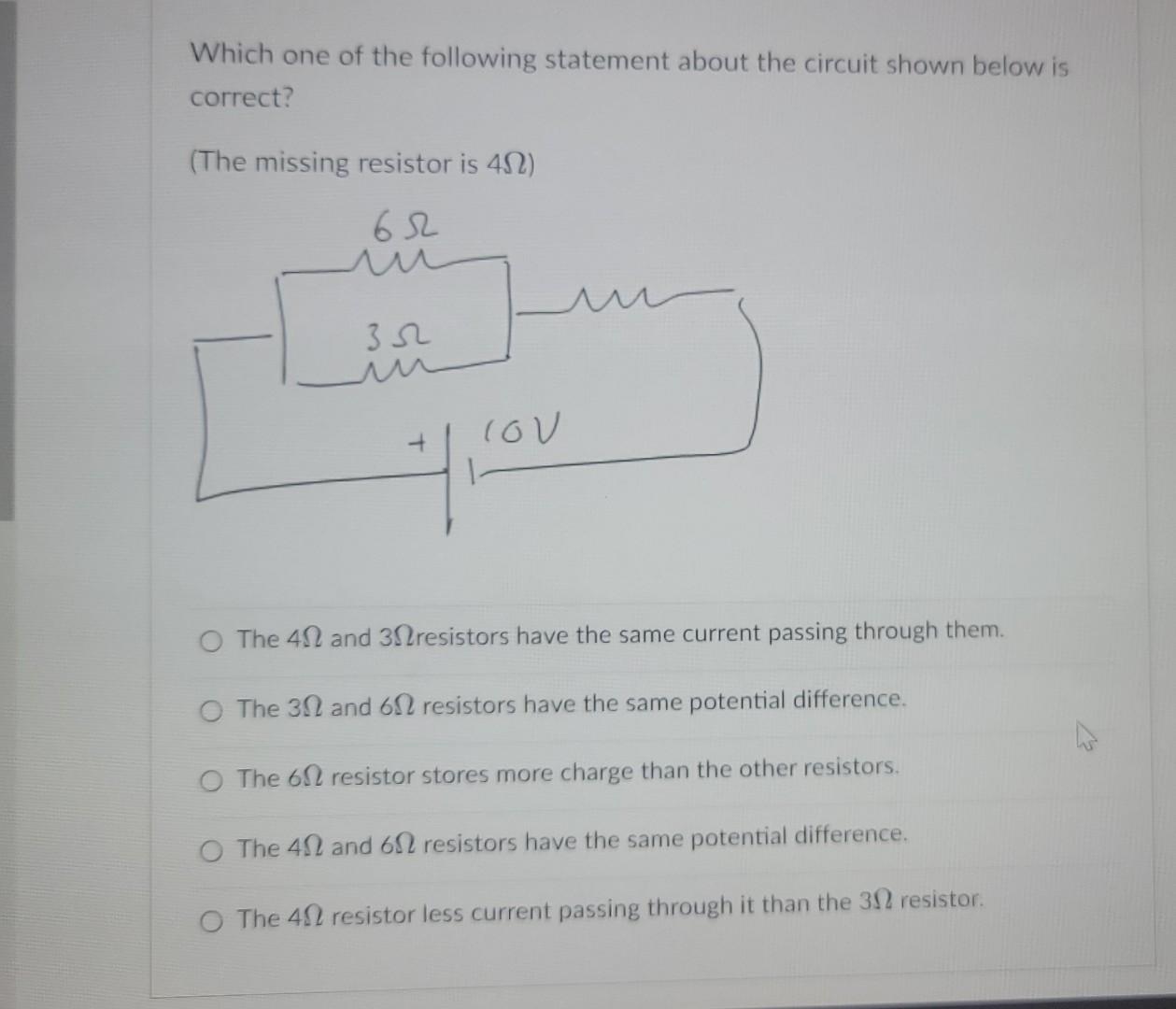 Which Of The Following Equation Describes Using The Loop Rule To Move Clockwise Around The Left Most Loop In The Circuit 2