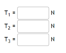 Find The Tension In Each Of The Three Cables Supporting The Traffic Light If It Weighs 175 N T1 T2 2