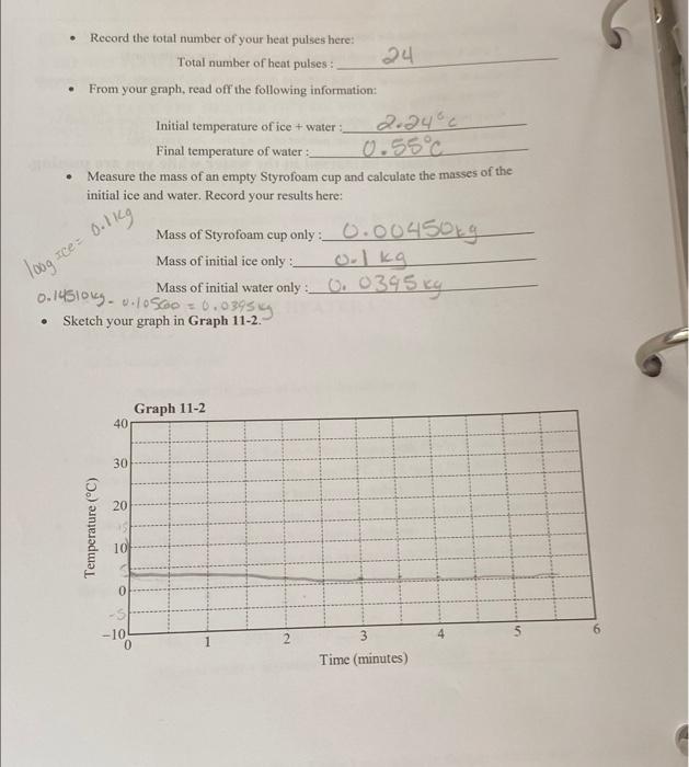 Question 2 1 The Latent Heat Of Fusion For Water Is 3 35 105 J Kg Using This Information Calculate The Power Of The Im 2
