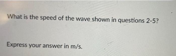 Below Is A Y Vs Graph For A Wave Traveling To The Right X Axis Both And Y Are In Matere What Is The Wave Number 2