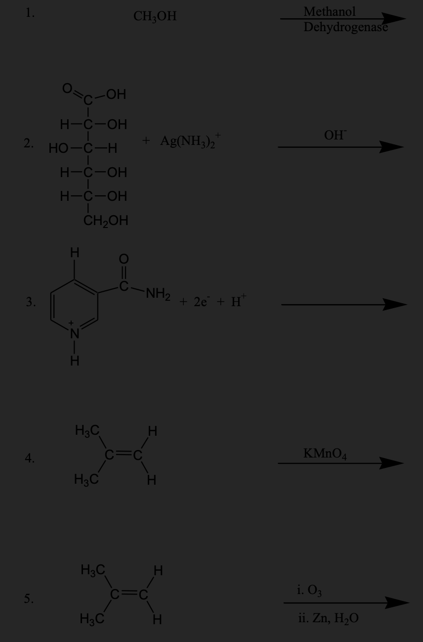 Completer The Following Reaction Below 1
