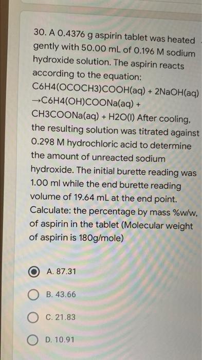 39 Determine The Ph During The Titration Of 38 1 Ml Of 0 379 M Trimethylamine Ch3 3n Kb 6 3x10 5 By 0 379 M Hbr A 3