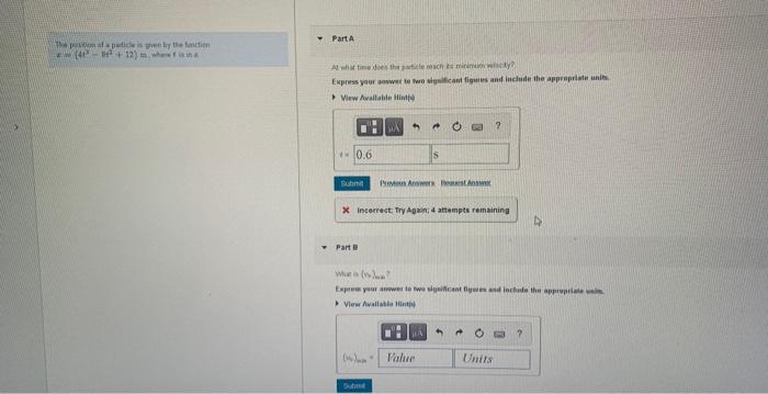 Part Express Your Answer Te Nee Sigelecaul Ligues And Includet The Apprepriate Unics Virw Fovallahile Mitita X Incerect 1