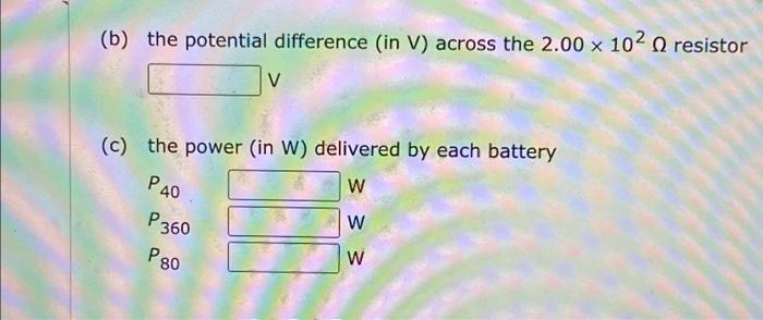 Use Rounded Internediate Values In Yeur Calculations Includ Ng Answors Subritted In Wobhssign A The Current In A 2