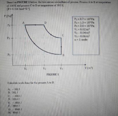 R 81 3143mol 1k Colculate Wrik Done Fior The Prosess A To B A 1623 3 352 C 30142 1 3014 J F 3803 J E 3 A 06 1