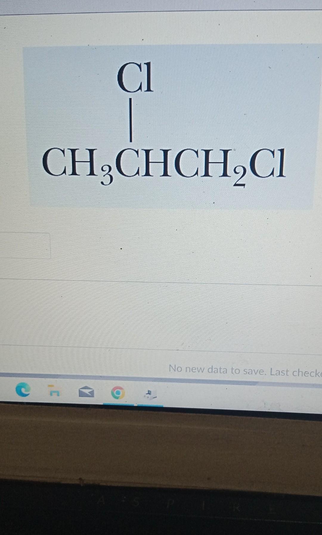 Type The Iupac Name Of The Molecule Make Sure To Follow The Correct Format 1