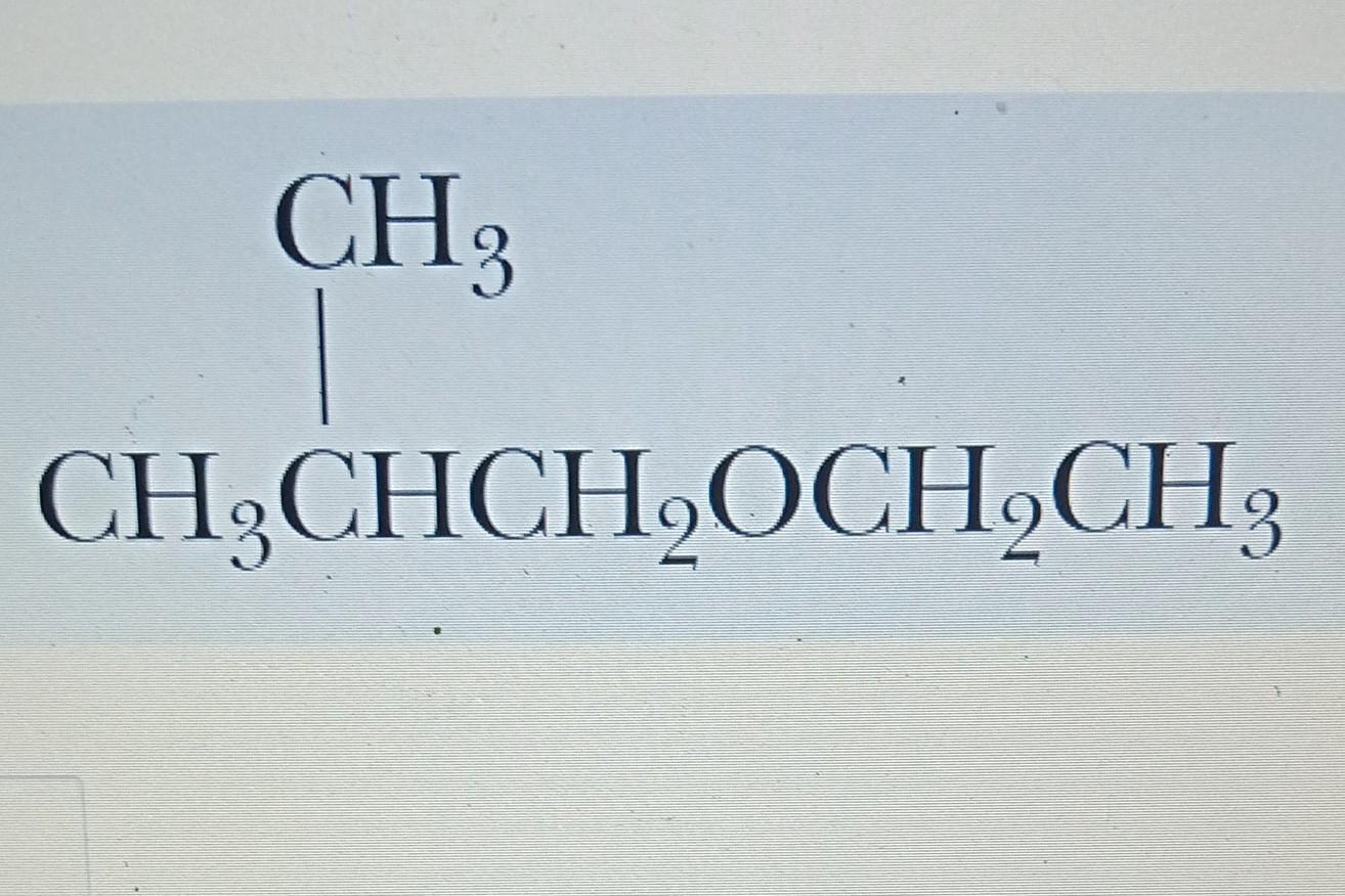 Write The Proper Iupac Name Of Naming 1