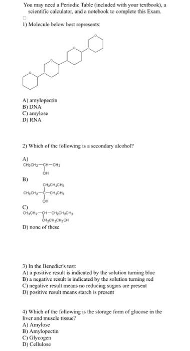 You May Need A Periodic Table Included With Your Textbook A Scientific Calculator And A Notebook To Complcte This Ex 1