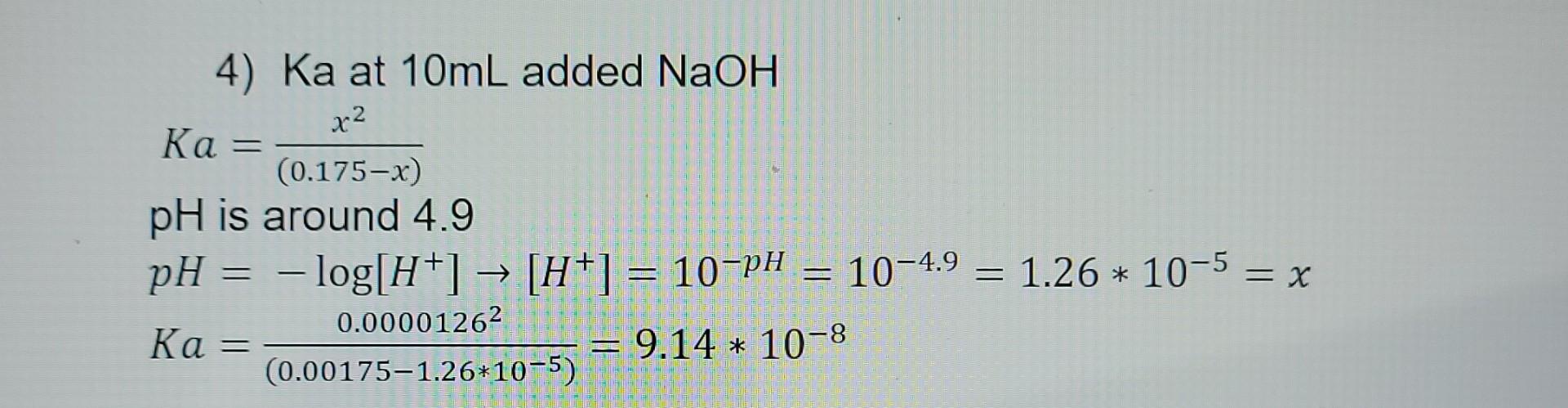 Ph Vs Mlnaoh Added You Have To Factor In Dilution At This Point Whenever Base Volume Is Added The Concentration Chang 4
