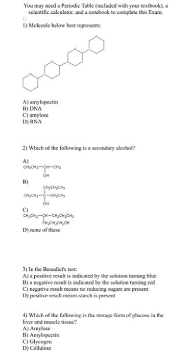 You May Need A Periodic Table Included With Your Textbook A Scientific Calculator And A Notebook To Complete This Ex 1