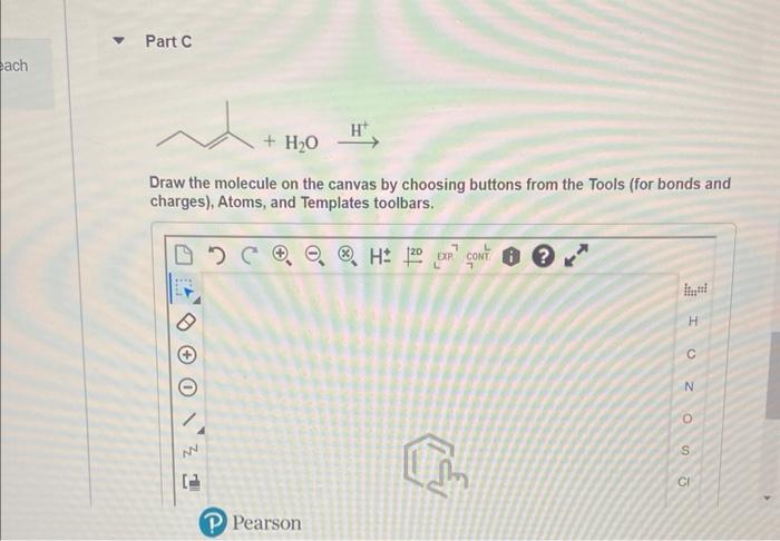 H2 O H Draw The Molecule On The Canvas By Choosing Buttons From The Tools For Bonds And Charges Atoms And Templat 3