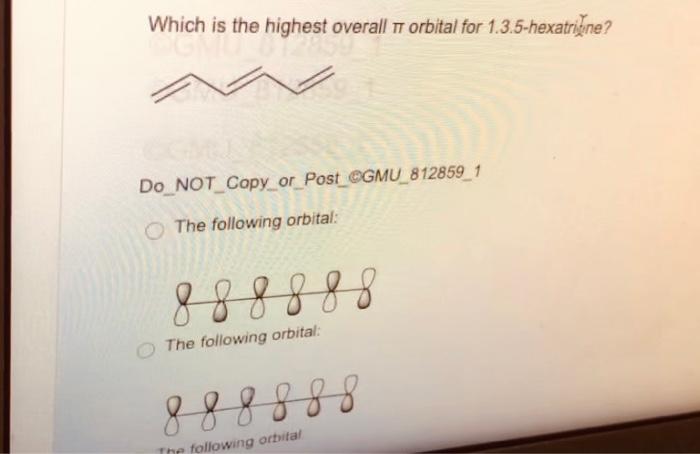 Which Is Expected To Be The Most Stable Do Not Copy Or Post Gmu 812859 1 The Following Compound The Following Compoun 3