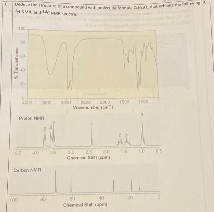 Identify The Structure Of Compounds A B And C Based On The Following Reaction And 1h Nmr Spectrum Of Compound C 1 Bh3 2