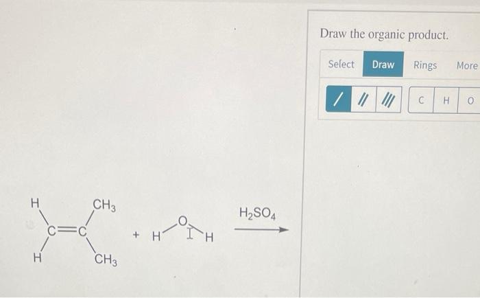 Draw The Organic Product 1
