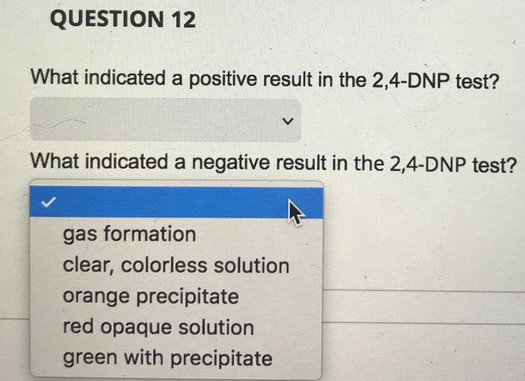 What Indicated A Positive Result In The 2 4 Dnp Test What Indicated A Negative Result In The 2 4 Dnp Test 1